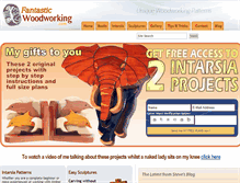 Tablet Screenshot of fantasticwoodworking.com